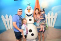 Meeting Olaf, Doing Whatever Snow Does in Summer!